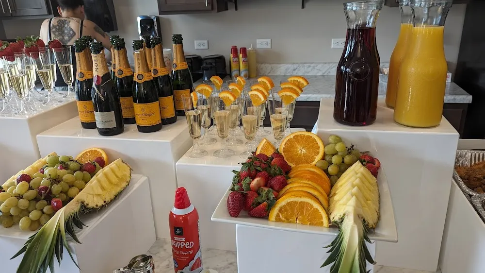 Fresh Fruit and Mimosa's