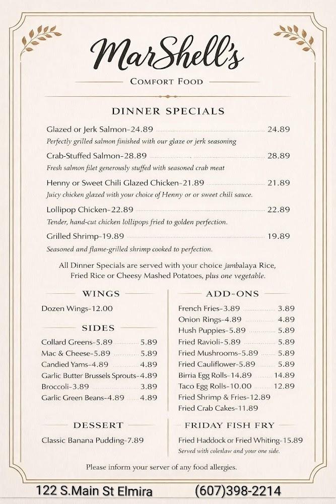 MarShell's Menu image 1