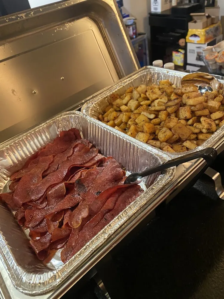 Turkey Bacon and Home Fries